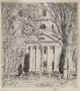 The Church At Old Lyme by Childe Hassam