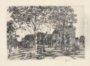 Walt Whitman's Birth-place by Childe Hassam