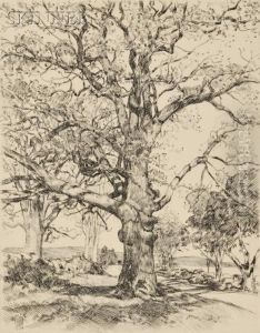 Wayside Inn - Oaks In Spring by Childe Hassam