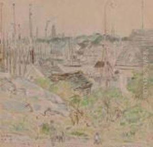 Harbor Of A Thousand Masts, Gloucester, Massachusetts by Childe Hassam