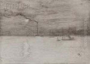Sunset, Constable's Hook by Childe Hassam