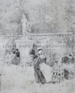 Gardens Of The Luxembourg by Childe Hassam