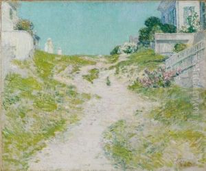 Le Chemin Vers La Plage by Childe Hassam