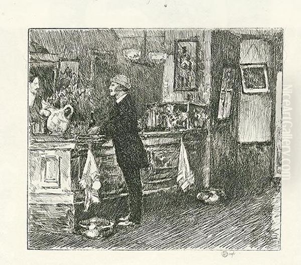 A New England Barroom. - view 1