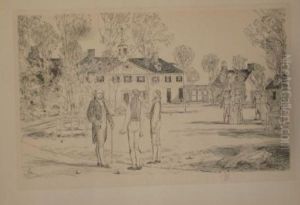 Mount Vernon, Washington's Home. by Childe Hassam