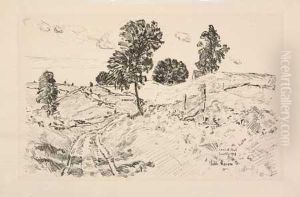 Landscape, Land Of Nod by Childe Hassam