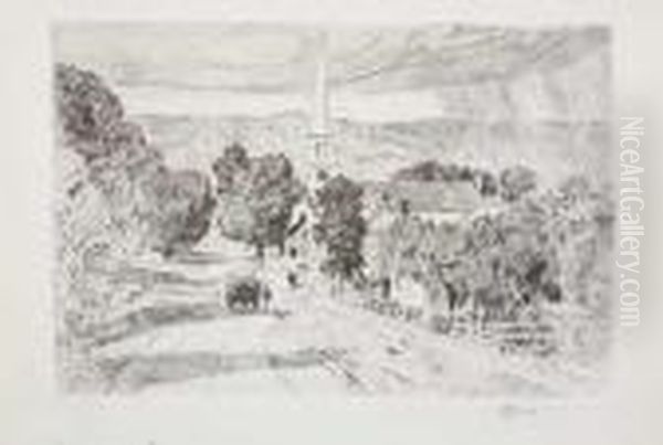 A Vermont Village - view 1