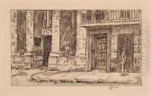 General Jackson's House, New Orleans by Childe Hassam