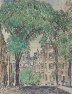 Mount Vernon Street, Boston by Childe Hassam