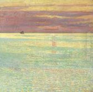 Sunset At Sea