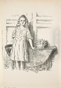 Virginia At 11 (g. 10), 1918 by Childe Hassam