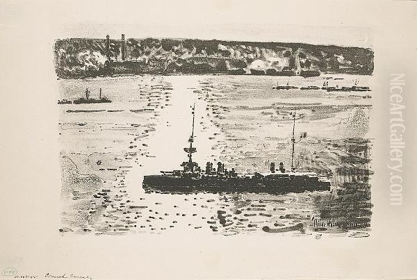 The French Cruiser (g. 13), 1918 - view 1