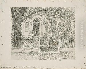 The Chase House (c. 309), 1929 by Childe Hassam