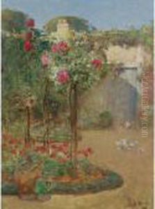 Rose Garden by Childe Hassam