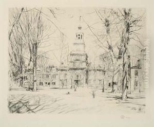 Independence Hall, Philadelphia by Childe Hassam