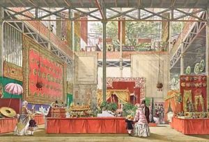 View of the India section of the Great Exhibition of 1851 View of the India section of the Great Exhibition of 1851