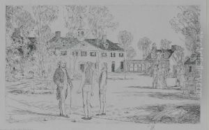 George Washington At Mount Vernon