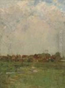 Landscape (marshland) by Childe Hassam