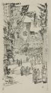 Avenue Of Allies by Childe Hassam