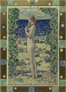 Sammie's Beach: Easthampton by Childe Hassam