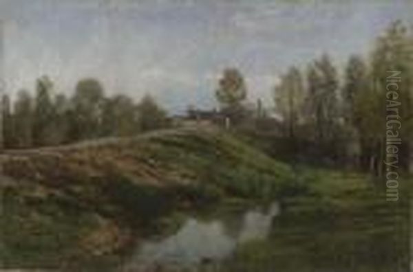High Road Along A Stream - view 1