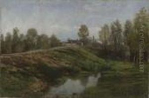 High Road Along A Stream by Childe Hassam