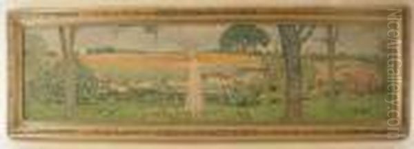 Child Inlandscape With Rabbits - view 1