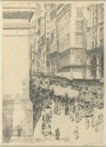 Fifth Avenue, Noon (cortissoz / Clayton 77) by Childe Hassam