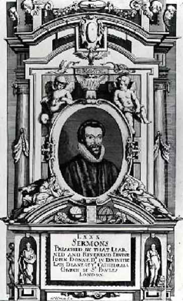 Frontispiece to Eighty Sermons Preached by that Learned and Reverend Divine John Donne - view 1