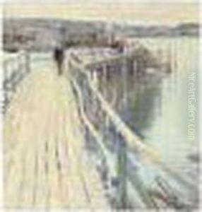 Dock Scene, Gloucester by Childe Hassam