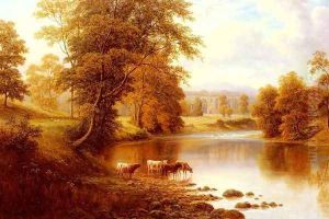 Bolton Abbey, From The Wharfe, Yorkshire