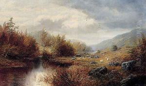 On The Derwent, Derbyshire by William Mellor