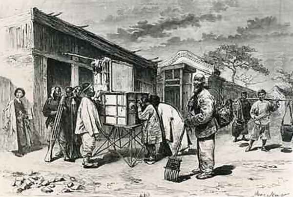 A diorama on a road in Beijing 1873 - view 1