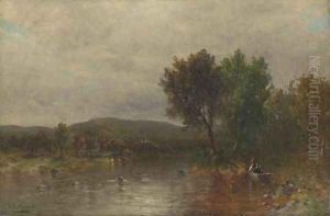 Boating Along the River by George Herbert McCord