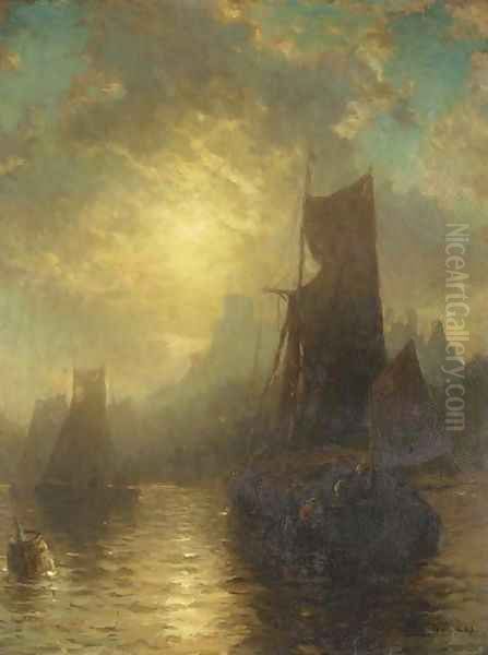 Sunset over the Harbor - view 1