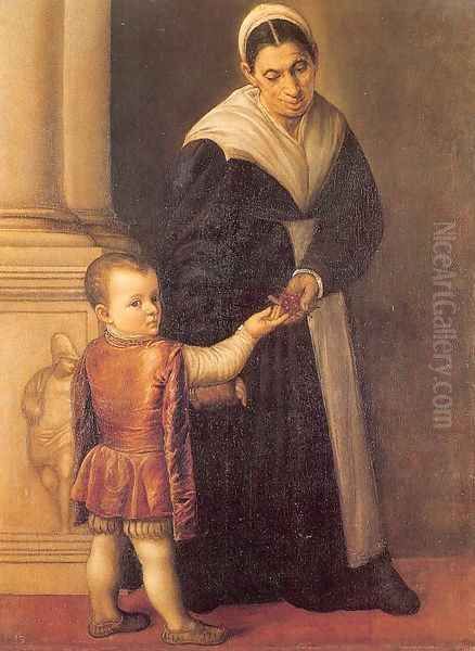 Child with Nurse - view 1