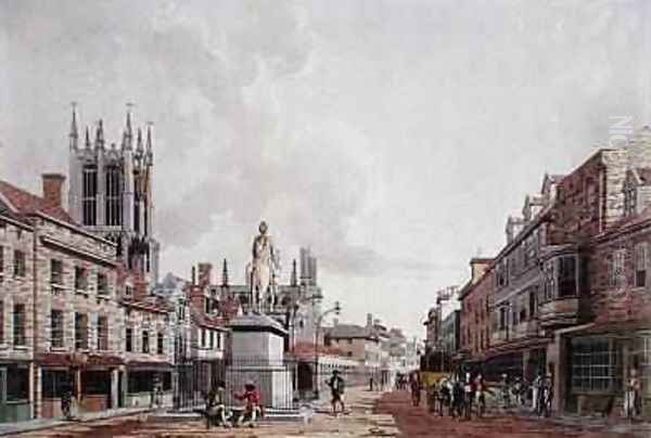 The Market Place Hull Looking North 1780 - view 1