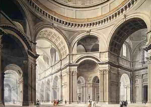 Interior of St Pauls Cathedral - view 1