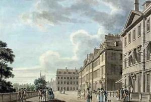The South Parade Bath 1775 by Thomas Malton, Jnr.