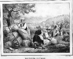 The Sheaf Binders Pays de Caux Normandy by Charles Etienne Pierre Motte