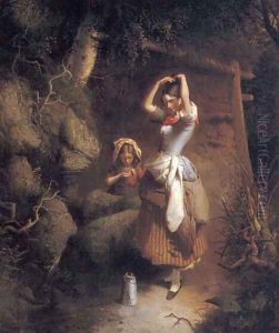 The Milkmaid by William Edward Millner