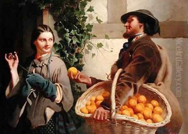 The Orange Seller - view 1
