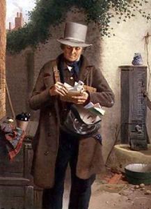 The Village Postman by William Edward Millner