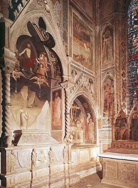 Tomb with fresco of the resurrection of a member of the Bardi family - view 1
