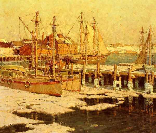 Gloucester Harbor by Frederick John Mulhaupt
