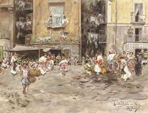 Vico Grotta e vico Forno, Santa Lucia Vecchia, Napoli by Vincenzo Migliaro