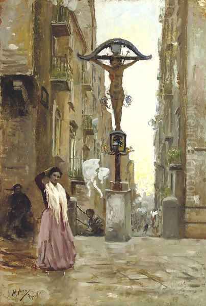 Street scene in Naples - view 1