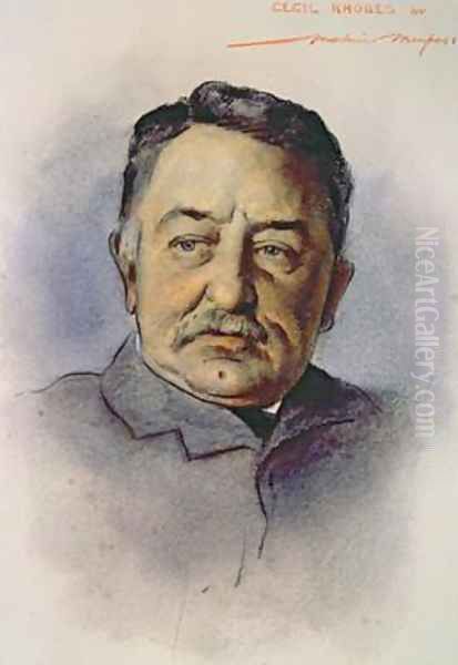 Portrait of Cecil Rhodes 1853-1902 - view 1