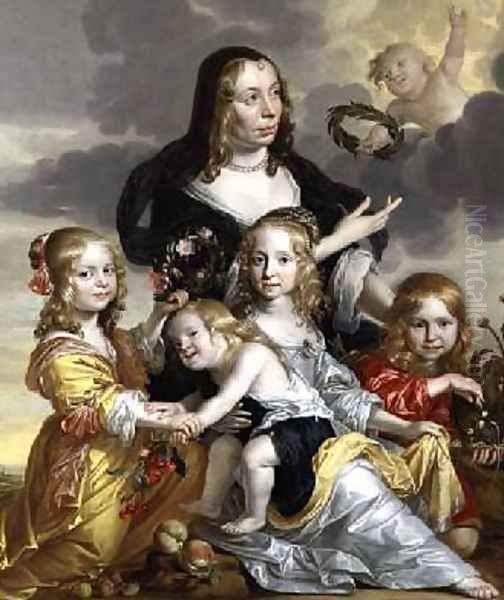 Portrait of a Lady with her Four Children - view 1