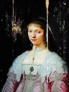 Portrait of a Young Woman 2 by Jacob Fransz van der Merck